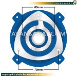 واسطه پمپ اسپرونی 0.5 اسب محیطی مدل KPM50