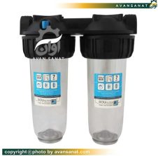هوزینگ 10 اینچ ورودی 3/4 اینچ دو مرحله ای Soufilter