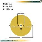 پروانه آب پخش کن پمپ 2 اسب بشقابی لیو مدل 2ACM150