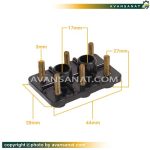 ترمینال الکتروموتور کد 128